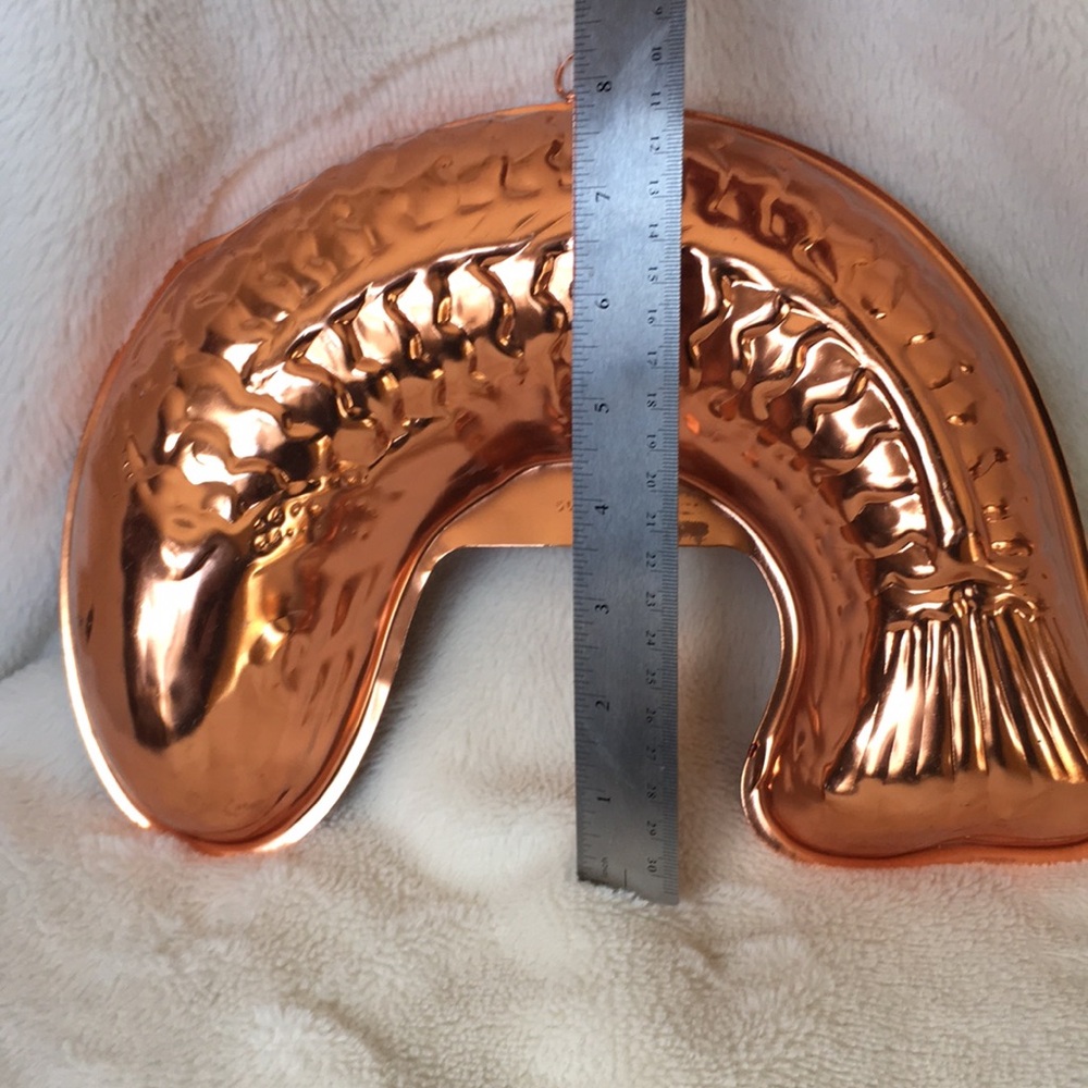 Vintage Fish Copper Color Jello Mold Baking Pan Wall Decor - Picture 3 of 12